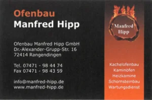 Logo Ofenbau Manfred Hipp GmbH